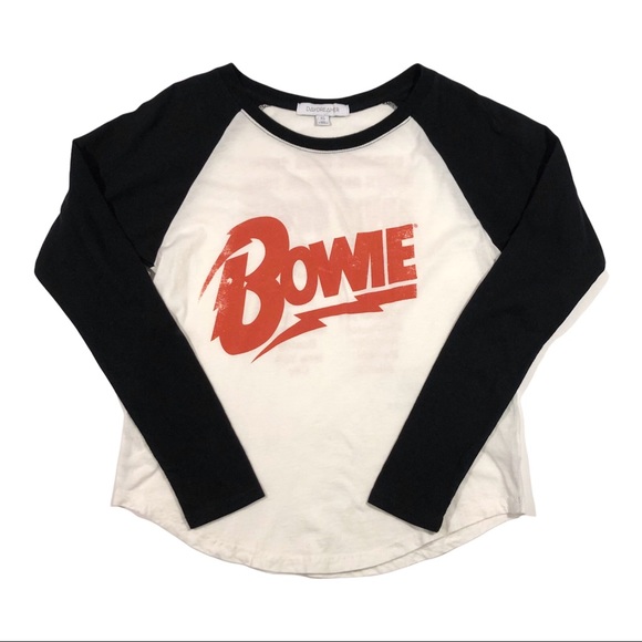 Daydreamer Tops - Daydreamer David Bowie 70’s Diamond Dogs Concert Baseball Tee Repro. Shirt XS